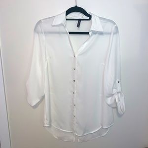 White button-up blouse (Small)